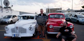 Trendy cars im neuen Budapester Autokino