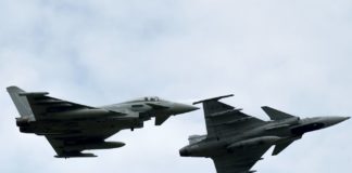 Eurofighter über Kecskemét