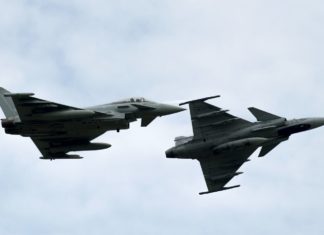 Eurofighter über Kecskemét