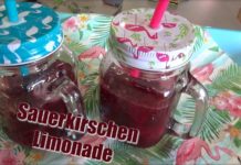 Auch trendy: Kirschlimonade selbstgemacht!