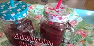Auch trendy: Kirschlimonade selbstgemacht!