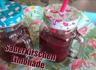 Auch trendy: Kirschlimonade selbstgemacht!