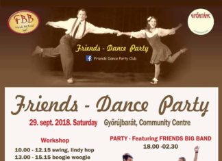 Friends-Dance-Party am 29. September in Győrújbarát