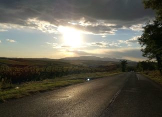 Sonnenuntergang in Eger