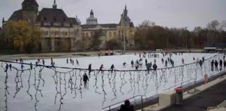 Die Eisbahn des Városliget wurde eröffnet
