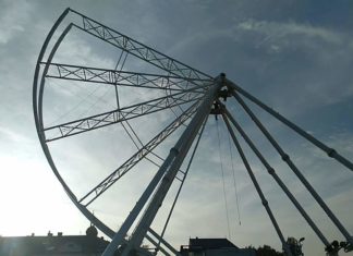 Das Györ Eye nimmt Form an