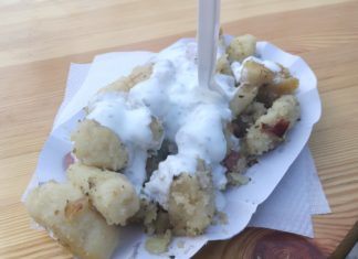 Eine leckere, traditionelle ungarische Speise: Dödölle