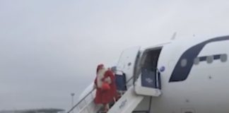 Nikolaus landete am Budapester Flughafen!