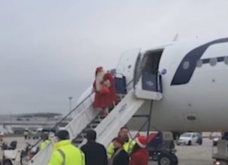 Nikolaus landete am Budapester Flughafen!