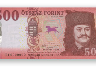 Hier ist der neue 500 Forint Schein