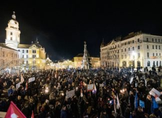 Am Wochenende wurde wieder demonstriert in Ungarn