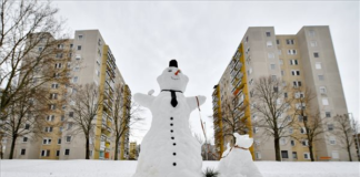 Schnee auch in Ostungarn – Debrecen