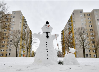 Schnee auch in Ostungarn – Debrecen