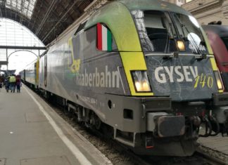 Mit dem Raaberbahn Intercity regelmässig nach Budapest