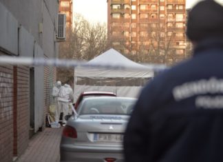 In Budapest wurde eine Leiche in einem Auto gefunden