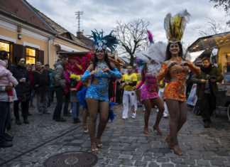 Das war Karnevalsatmosphäre in Szentendre