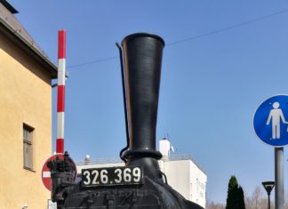 Dampflok mitten in Hévíz?