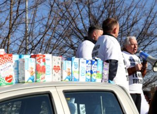 Ungarische Milchhersteller streiken bei Penny