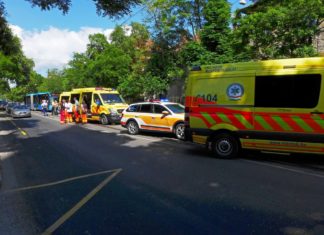 Zehn Verletzte – Busunfall in Budapest