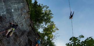 Hohes Vergnügen! Kletterer trafen sich im Gerecse Steinbruch