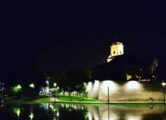 Schöne Abendimpression aus Györ