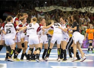Frauen Junioren Handball European Champion: Gold Medaille ist die ungarische Nationalmannschaft