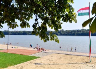 Strand in Verőce / Donauknie neu gestaltet und eröffnet