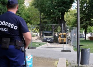 Granatenfund in Budapest: Sperrung rund um den Erzsébet tér