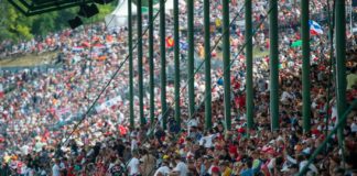 Volles Haus auf dem Hungaroring beim Formel-1 Rennen in Ungarn