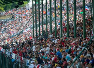 Volles Haus auf dem Hungaroring beim Formel-1 Rennen in Ungarn