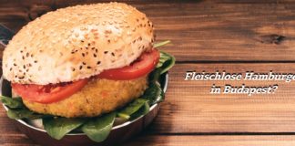 Der fleischlose Hamburger ist auch in Budapest erhältlich