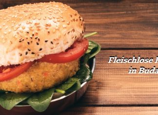 Der fleischlose Hamburger ist auch in Budapest erhältlich