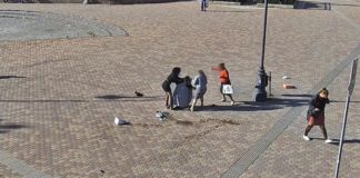 Frau wollte Passanten in Székesfehérvár anzünden