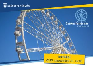 Trend! Auch in Székesfehérvár wird ein Riesenrad aufgestellt