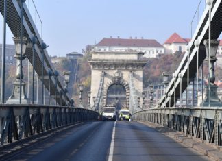 Kettenbrücke heute wegen Untersuchungen für den Verkehr gesperrt