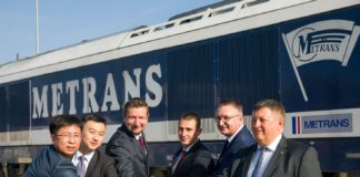 METRANS startet von Budapest nach China