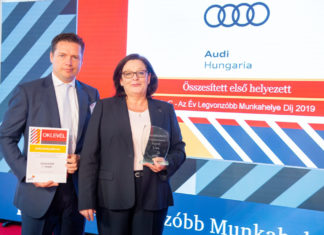 Attraktivster Arbeitgeber 2019: Preisverleihung für Audi Hungaria