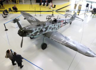 Eine Messerschmidt Bf 109 im Szolnok Flugzeugmuseum