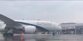 El Al landet ersten Dreamliner in Budapest