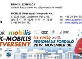 LEGO League International Roboterbau- und Programmierwettbewerb in Györ