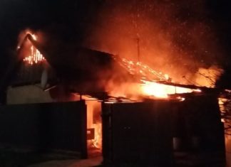 Einfamilienhaus in Cibakháza komplett ausgebrannt!