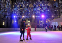 Kostenlose Eisbahn in Budapest eröffnet