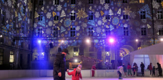 Kostenlose Eisbahn in Budapest eröffnet
