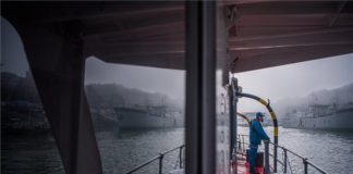 Die Donau-Eisbrecher wurden startklar gemacht