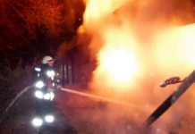 Feuer in Balatonlelle am Morgen: Lager abgebrannt!