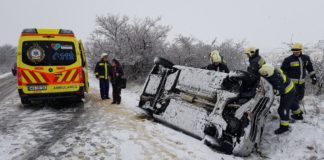 Erster Schneeunfall!