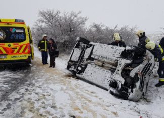 Erster Schneeunfall!