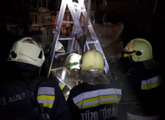 Hausbrand in Kőszeg durch Funken aus Ofen