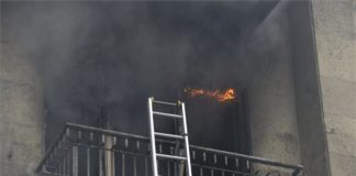 Wohnung ausgebrannt im IX. Bezirk Budapest