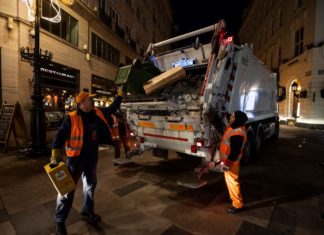 Budapests fleissige Hände in der Silvesternacht